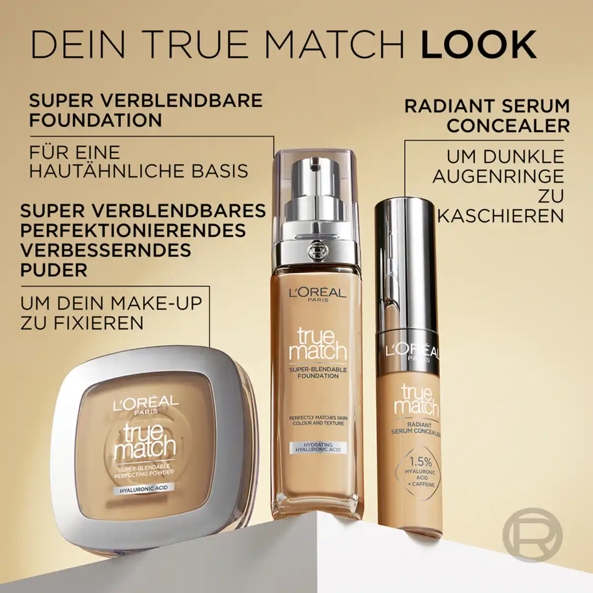 Bild 2 von L’Oréal Paris True Match Foundation 12.N Neutral Deep, 30 ml