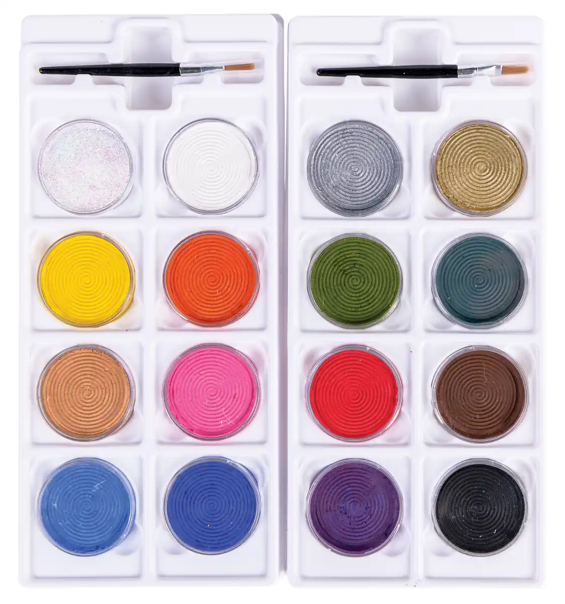 Bild 2 von Jofrika Aqua Color Palette mit 16 Farben, 9 g 16 Schminkfarben