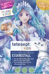 tetesept Kinder Badespaß Kids Schaumbad Eiskristall, 45 g