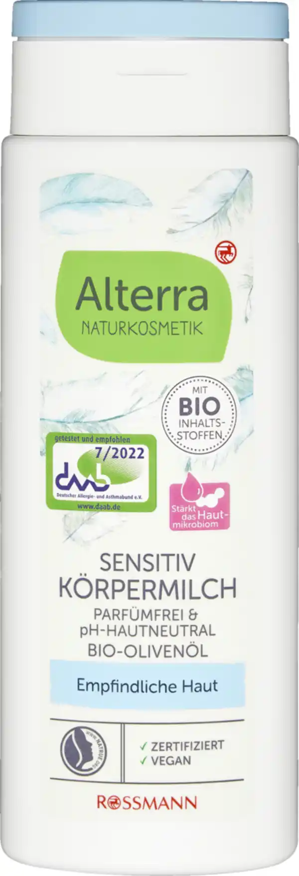 Bild 1 von Alterra NATURKOSMETIK Sensitiv Körpermilch, 250 ml