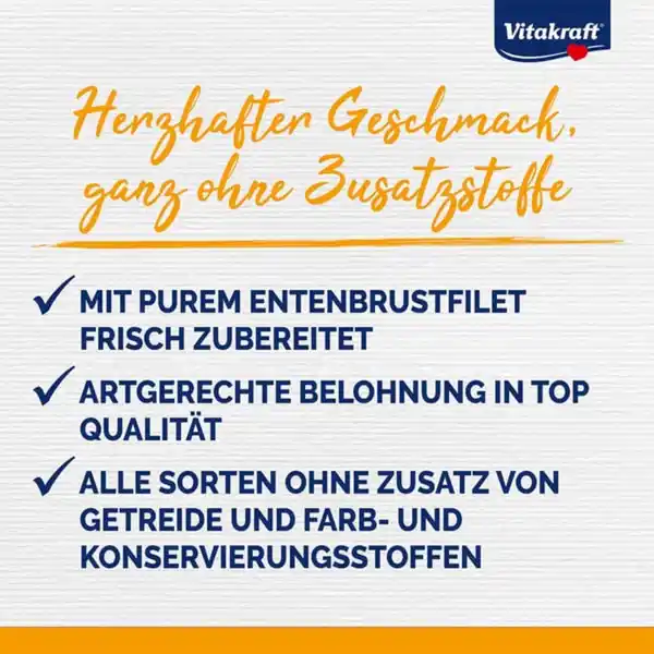 Bild 4 von Vitakraft DUCK XXL Entenfleischstreifen 250g