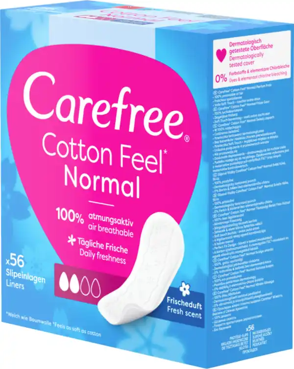 Bild 3 von Carefree Slipeinlagen Cotton Feel Normal Frischeduft