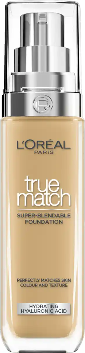 Bild 1 von L’Oréal Paris True Match Foundation 4.5D/W Warm Light Medium, 30 ml