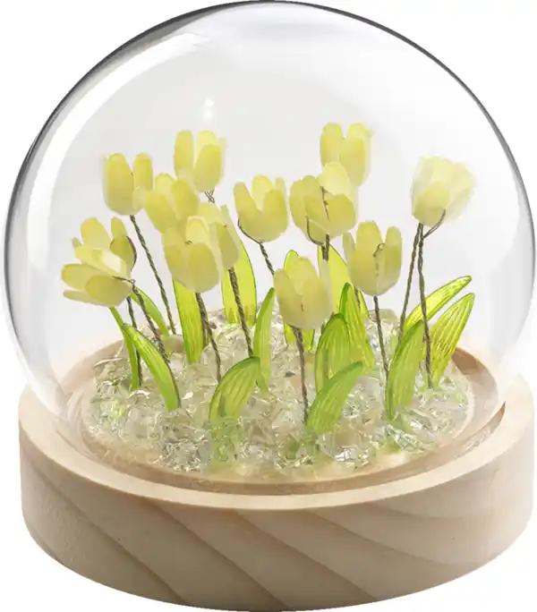 Bild 2 von IDEENWELT LED-Dekoleuchte Blumen gelb