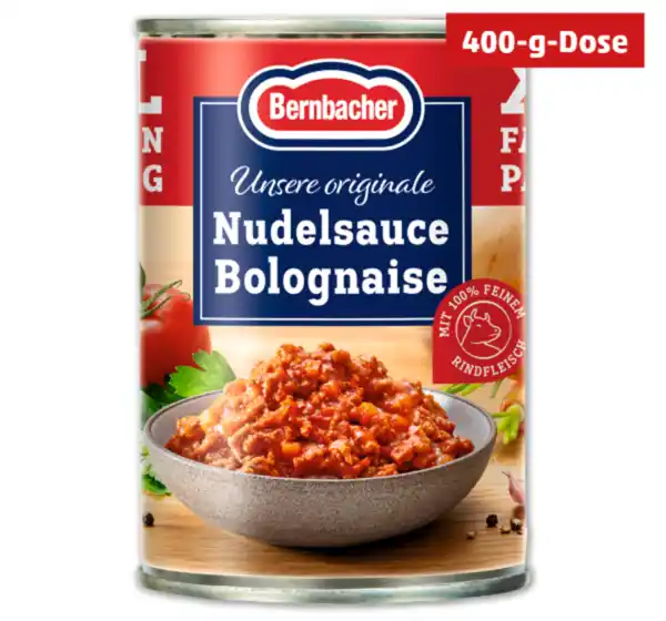 Bild 1 von BERNBACHER Nudelsauce Bolognaise*