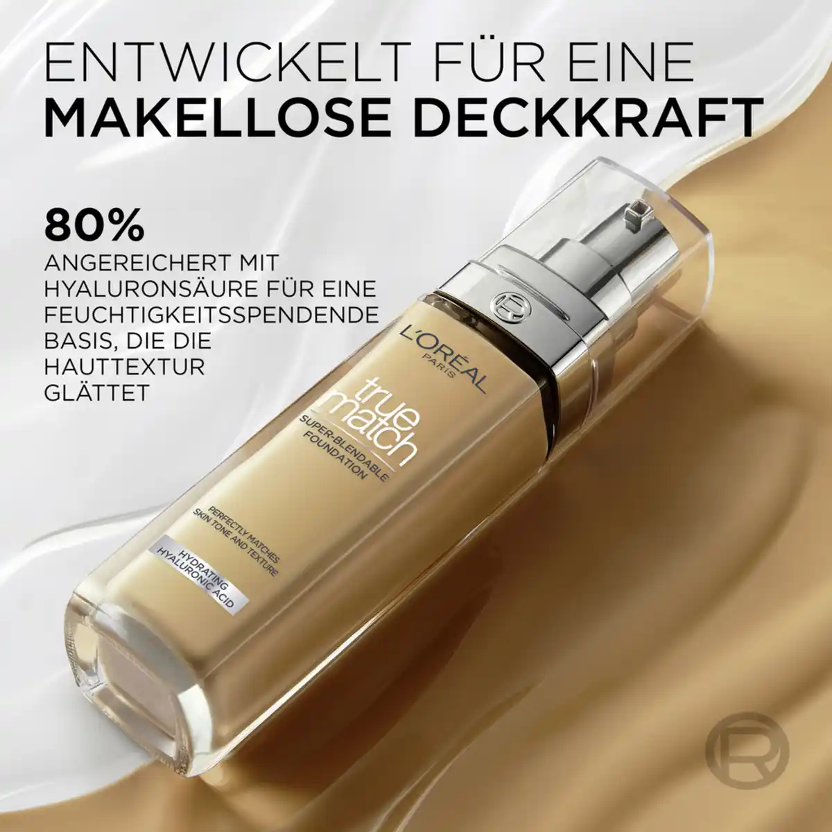 Bild 3 von L’Oréal Paris True Match Foundation 5.5.D/5.5.W Warm Medium, 30 ml