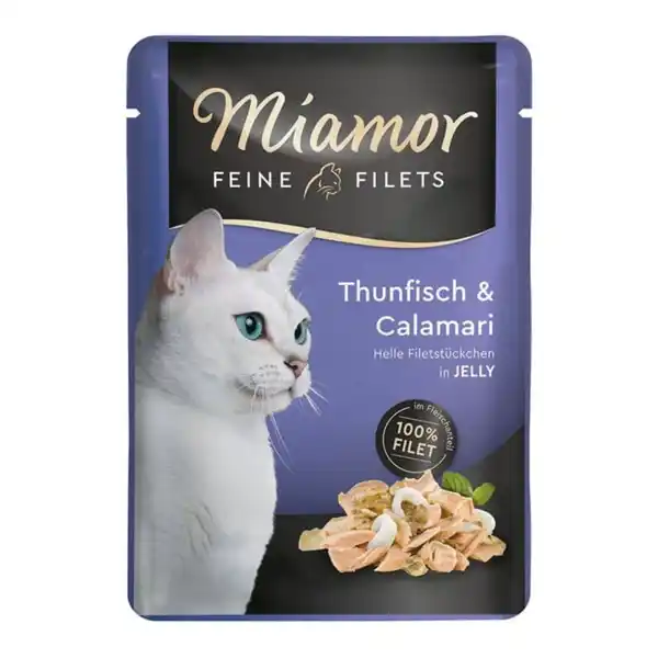 Bild 1 von Miamor Feine Filets Thunfisch und Calamari im Frischebeutel 24x100g