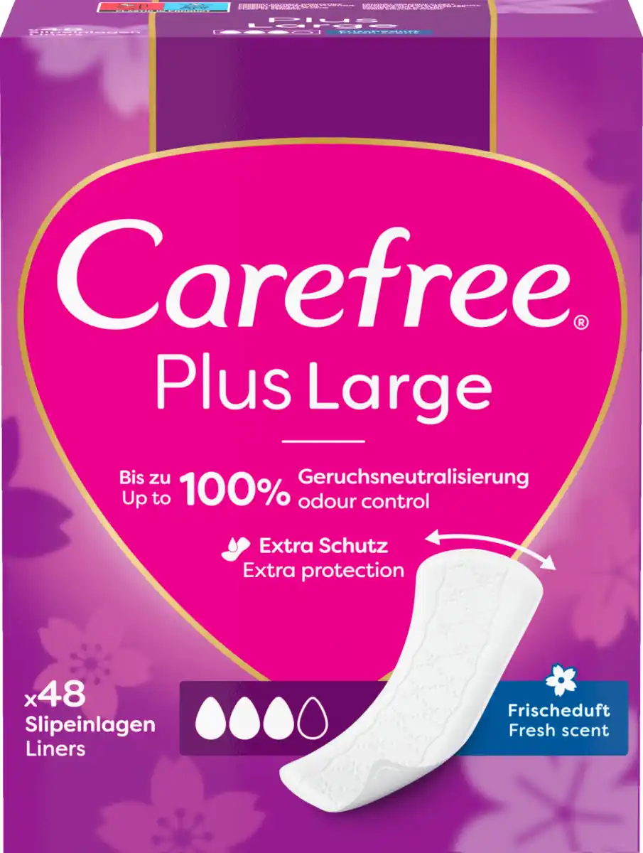 Bild 1 von Carefree Slipeinlagen Plus Large Frischeduft