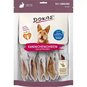 Dokas Kaninchenohren mit Fell getrocknet 180g