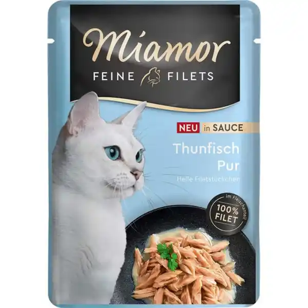 Bild 1 von Miamor Feine Filets in Sauce Thunfisch Pur 24x100g