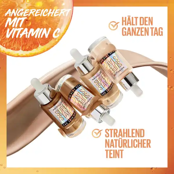 Bild 2 von Maybelline New York Super Stay 24H Skin Tint Caramel 60, 30 ml