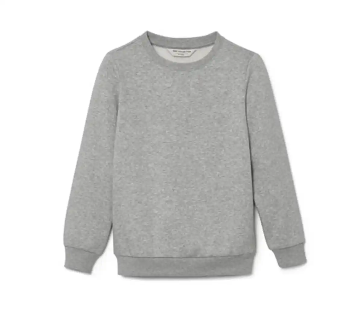 Bild 1 von Kinder-Sweatshirt mit angerauter Innenseite, grau