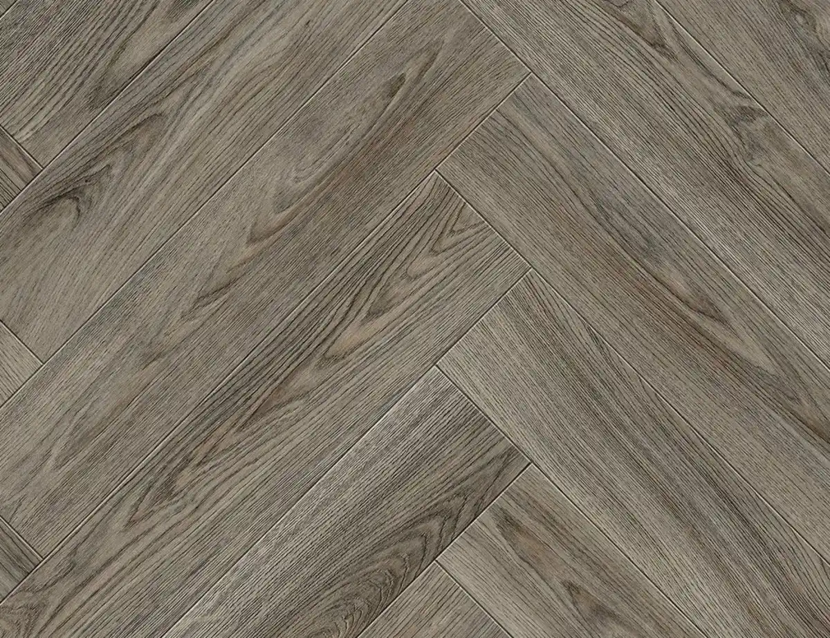 Bild 3 von PVC Hermes Fischgrät Wood Braun