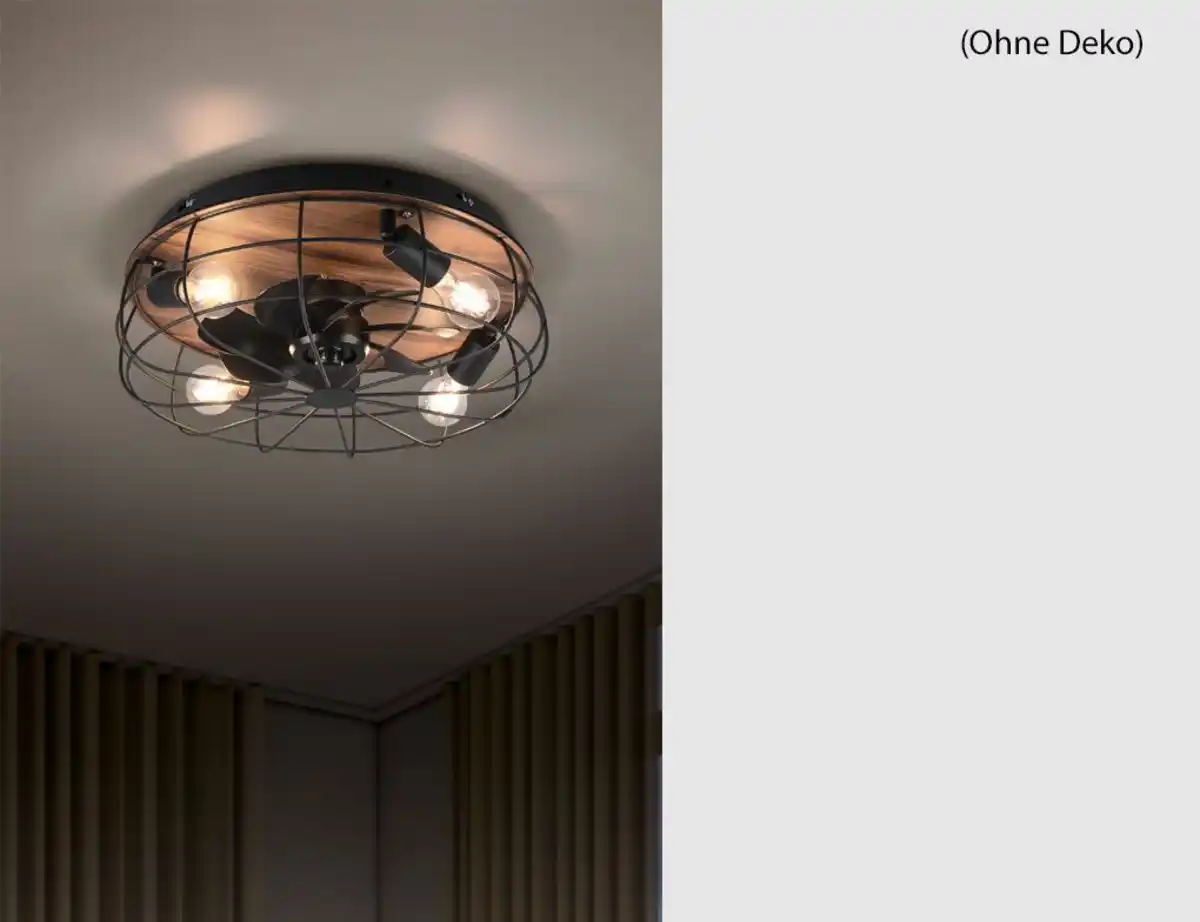 Bild 4 von Deckenleuchte mit Ventilator