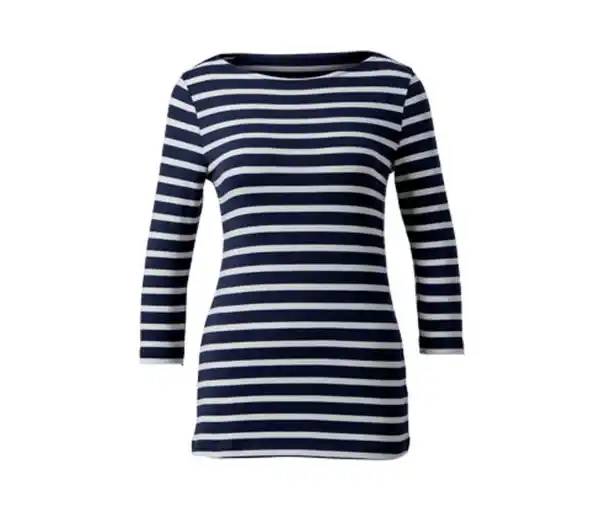 Bild 1 von Gestreiftes Shirt mit 3/4-Arm, navy gestreift