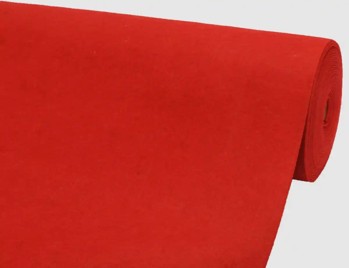 Bild 1 von Filz Uni Rot