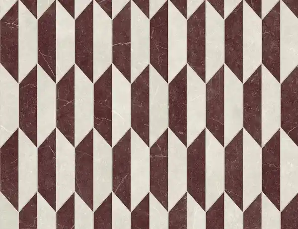 Bild 1 von PVC Calypso Tile Rot, Beige