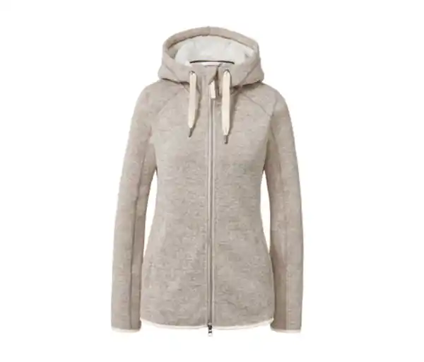 Bild 1 von Teddy-Strickfleecejacke, beige