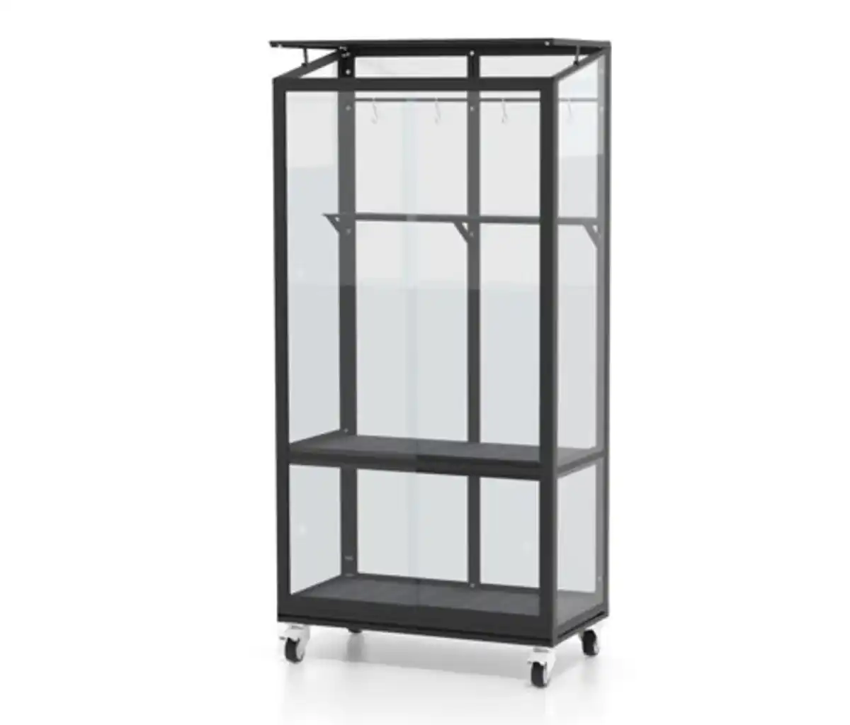 Bild 1 von Vitavia Balkongewächshaus mit Rollfundament, schwarz