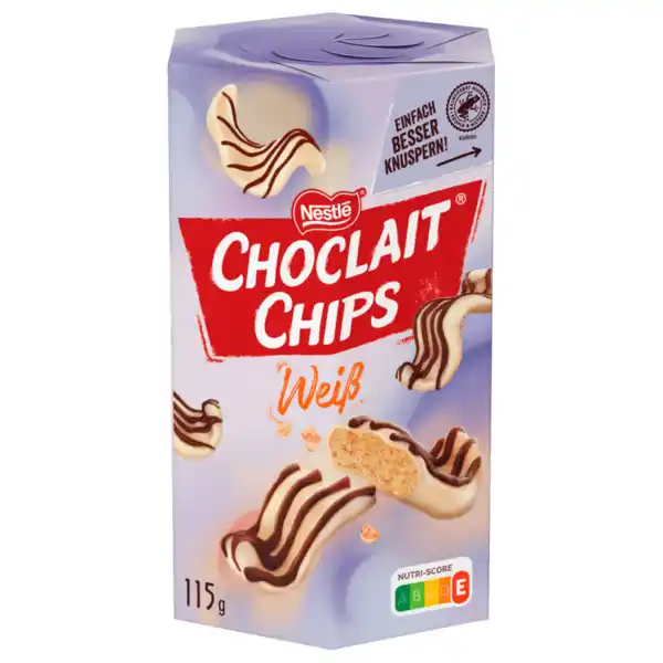 Bild 1 von Nestlé Choclait Chips Weiß 115g