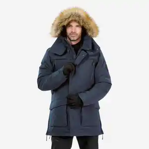 QUECHUA Winterjacke Parka Herren warm bis -20°C wasserdicht - SH900 marineblau