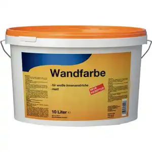 Wandfarbe Weiß matt 10 l