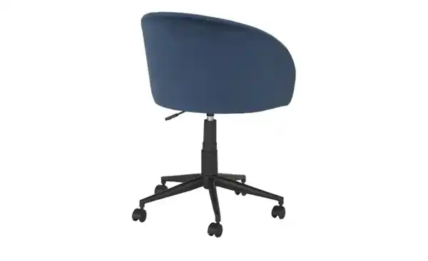 Bild 2 von Drehsessel ¦ blau ¦ Maße (cm): B: 58 H: 74 T: 59 Stühle > Bürostühle - Möbel Kraft