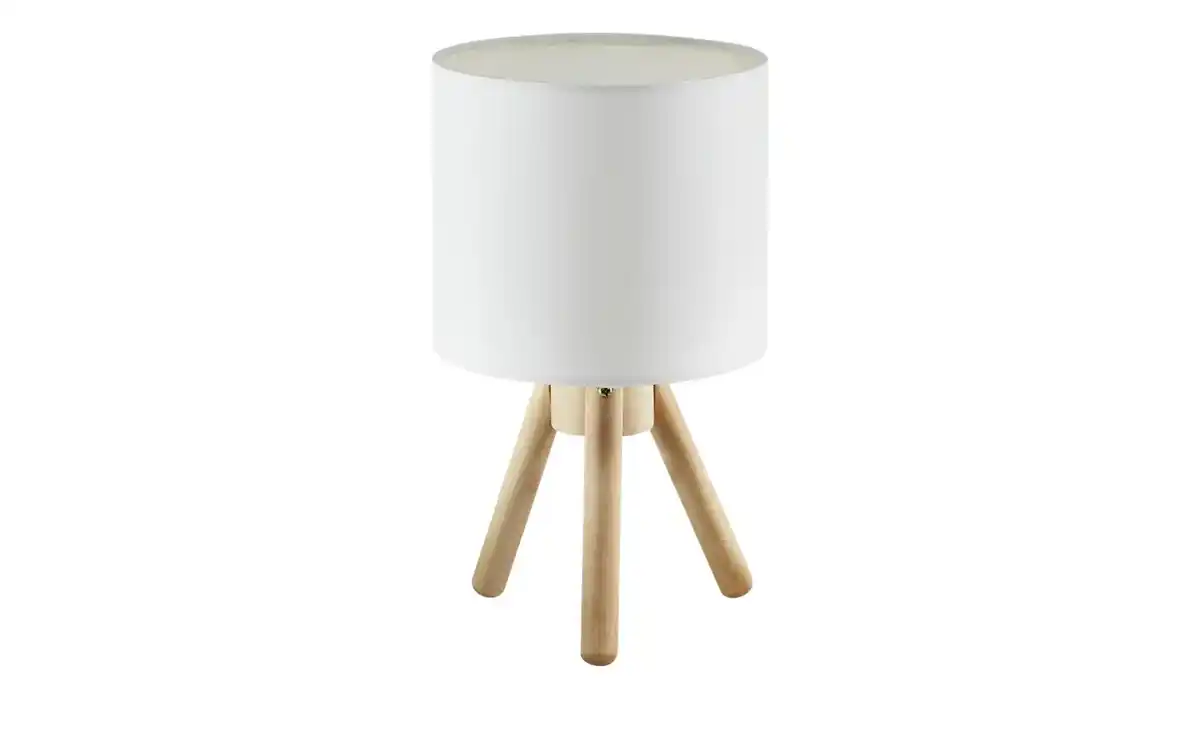 Bild 3 von levelone Tischleuchte, 1-flammig, Stoffschirm weiß