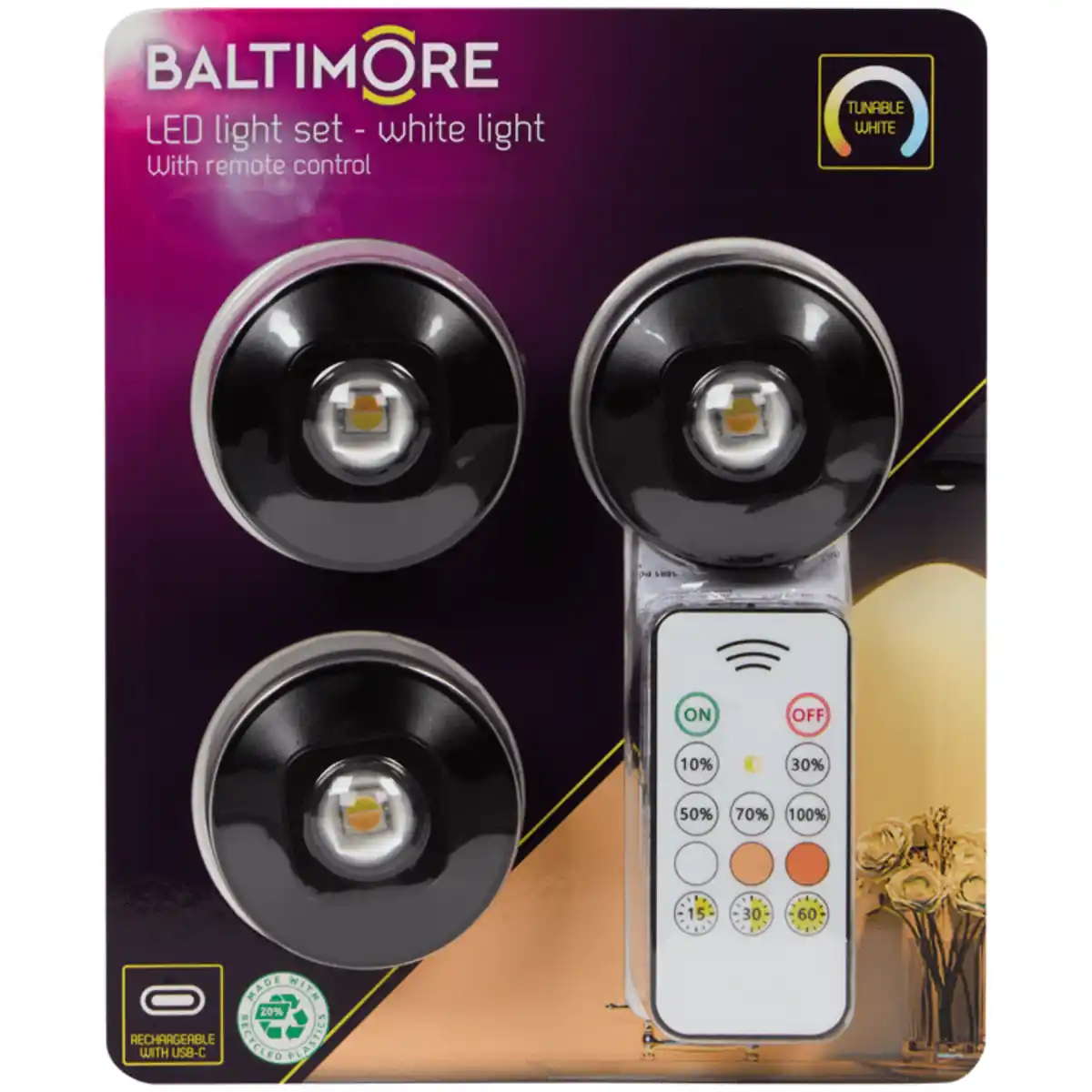 Bild 4 von Baltimore Aufladbare LED-Spots