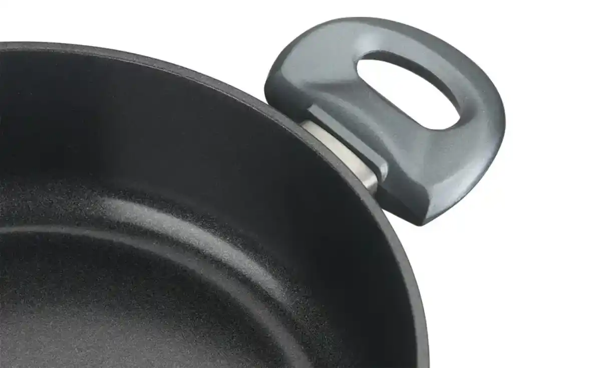 Bild 3 von KHG Servierpfanne ¦ grau ¦ Aluminium ¦ Maße (cm): H: 7  Ø: [24.0] Töpfe & Pfannen & Zubehör > Pfannen > Spezial-Pfannen - Möbel Kraft