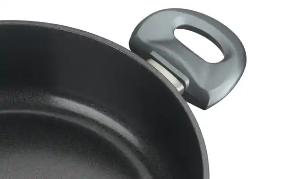 Bild 3 von KHG Servierpfanne ¦ grau ¦ Aluminium ¦ Maße (cm): H: 7  Ø: [24.0] Töpfe & Pfannen & Zubehör > Pfannen > Spezial-Pfannen - Möbel Kraft