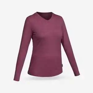 FORCLAZ Merinoshirt Damen langarm - Travel500