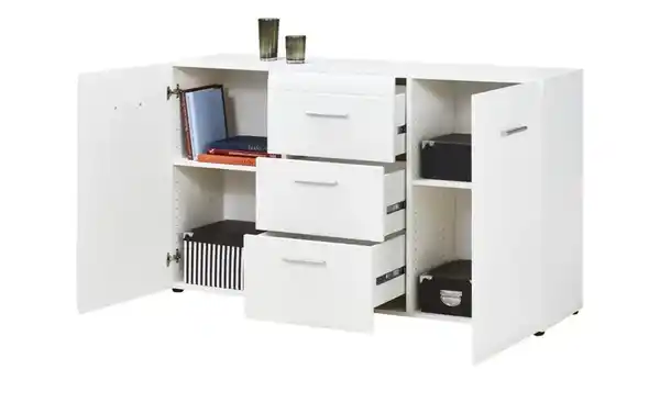 Bild 2 von Primo Sideboard  Akzent ¦ weiß ¦ Maße (cm): B: 144 H: 86 T: 40 Kommoden & Sideboards > Sideboards - Möbel Kraft