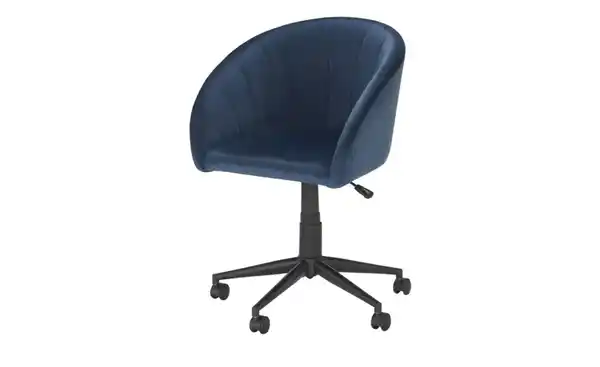 Bild 1 von Drehsessel ¦ blau ¦ Maße (cm): B: 58 H: 74 T: 59 Stühle > Bürostühle - Möbel Kraft