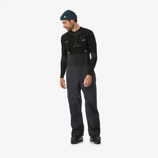 Bild 1 von WEDZE Skihose Herren Latzhose sehr wasserdicht - FR900 schwarz