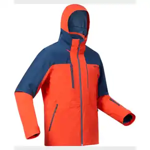 WEDZE Skijacke Herren - 500 Sport orange/blau