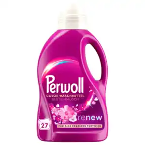 Perwoll Colorwaschmittel Flüssig Blütenrausch Renew 1,35l 27WL