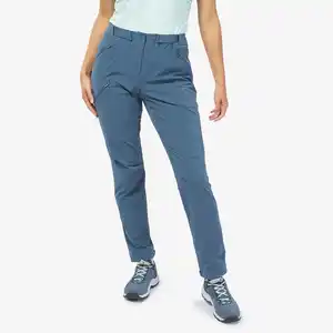 QUECHUA Wanderhose Damen Wandern - MH500 blau