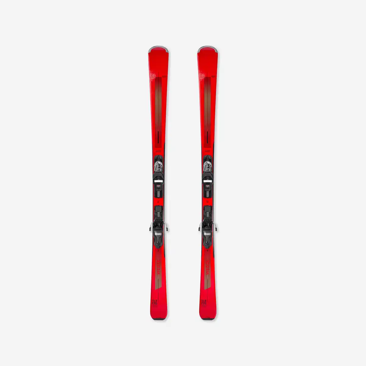 Bild 1 von WEDZE Ski Herren mit Bindung Piste - Boost 500 rot