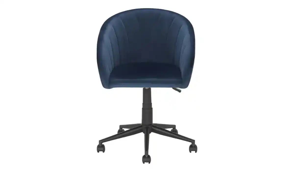 Bild 3 von Drehsessel ¦ blau ¦ Maße (cm): B: 58 H: 74 T: 59 Stühle > Bürostühle - Möbel Kraft