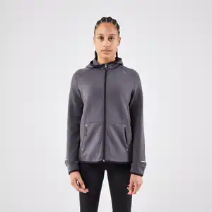 KIPRUN Laufjacke Damen warm - Run 500 Warm dunkelgrau