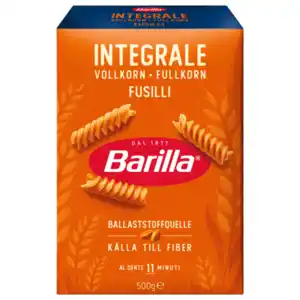 Barilla Integrale Vollkorn Fusilli 500g