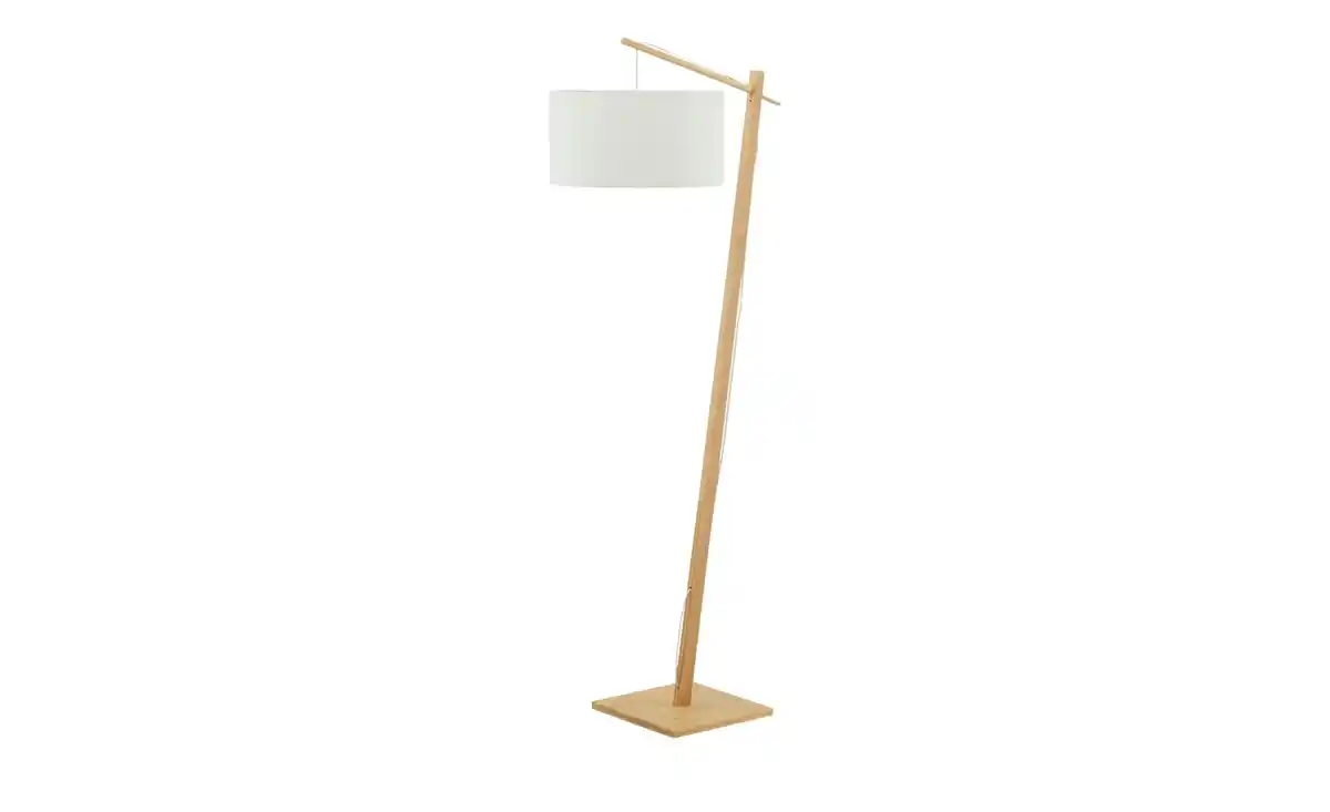 Bild 2 von KHG Bambus-Stehleuchte, 1-flammig, Leinenschirm