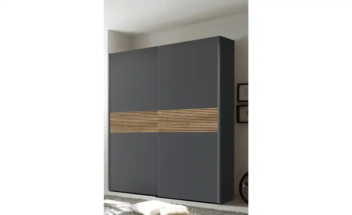 Bild 1 von Schwebetürenschrank mit Lamellen-Bauchbinde Time