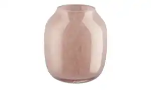 Vase ¦ rosa/pink ¦ Glas ¦ Maße (cm): H: 11,5  Ø: [10.0] Dekoration > Vasen - Möbel Kraft