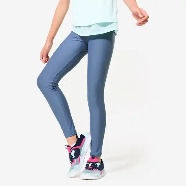 Bild 1 von DECATHLON Leggings Kinder atmungsaktiv - blau