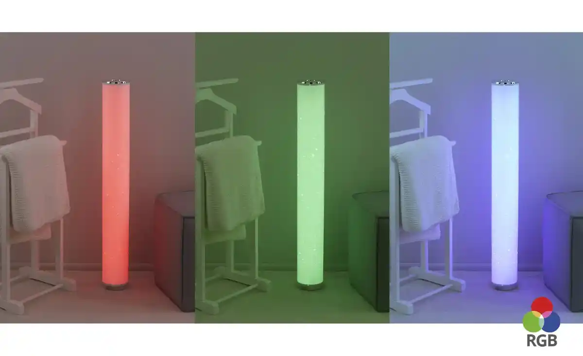 Bild 2 von KHG LED-Stehleuchte, weiß mit Farbwechsler