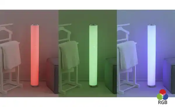 Bild 2 von KHG LED-Stehleuchte, weiß mit Farbwechsler