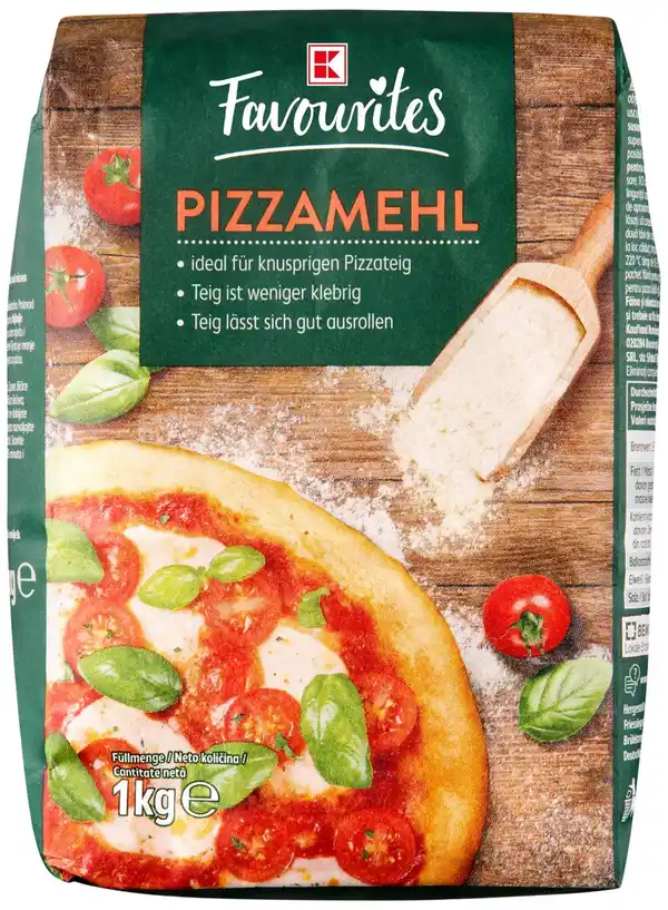 Bild 1 von K-FAVOURITES Pizzamehl, 1-kg-Packg.