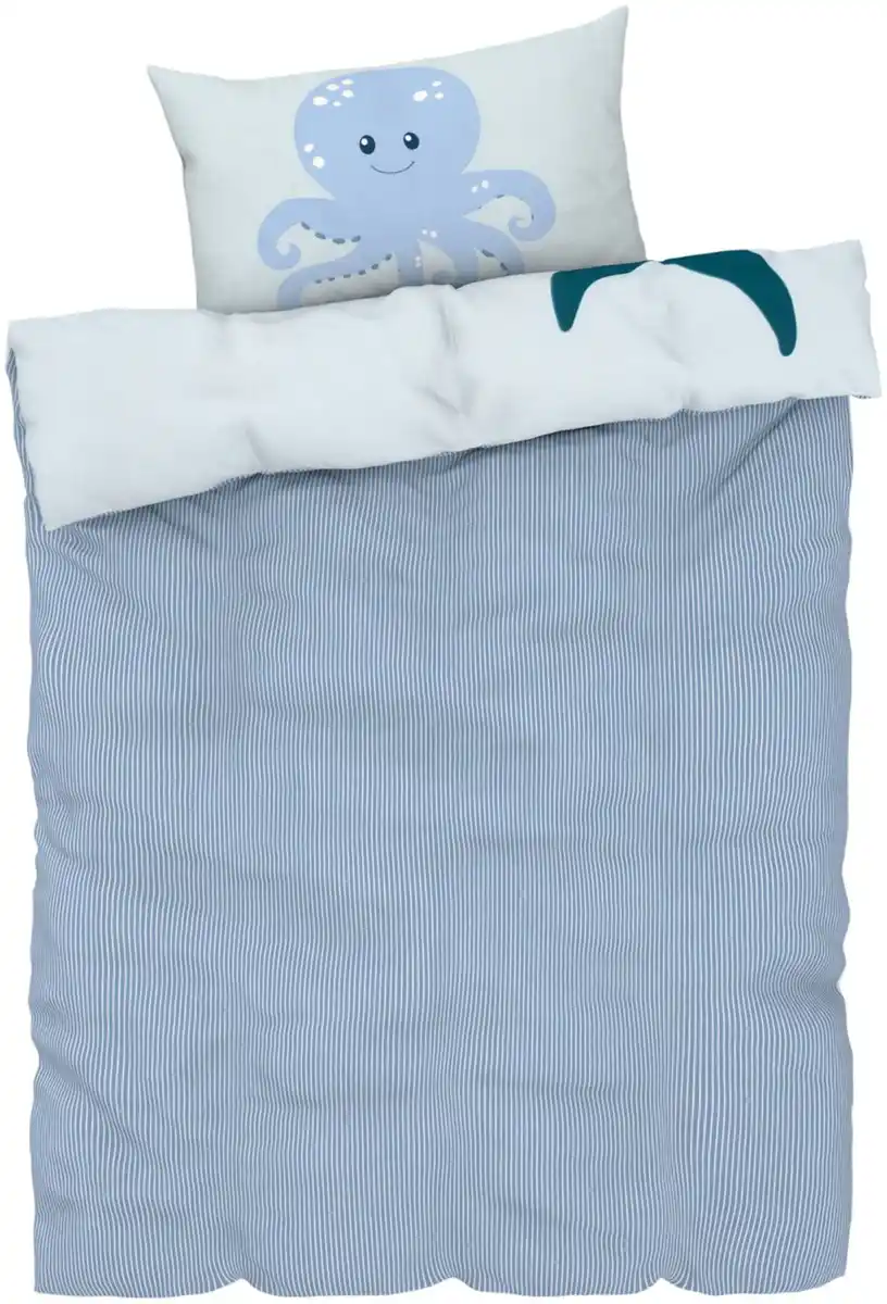 Bild 2 von HIP&HOPPS® Kinder-Wendebettwäsche-Set ca. 135 x 100 cm, 2-teilig